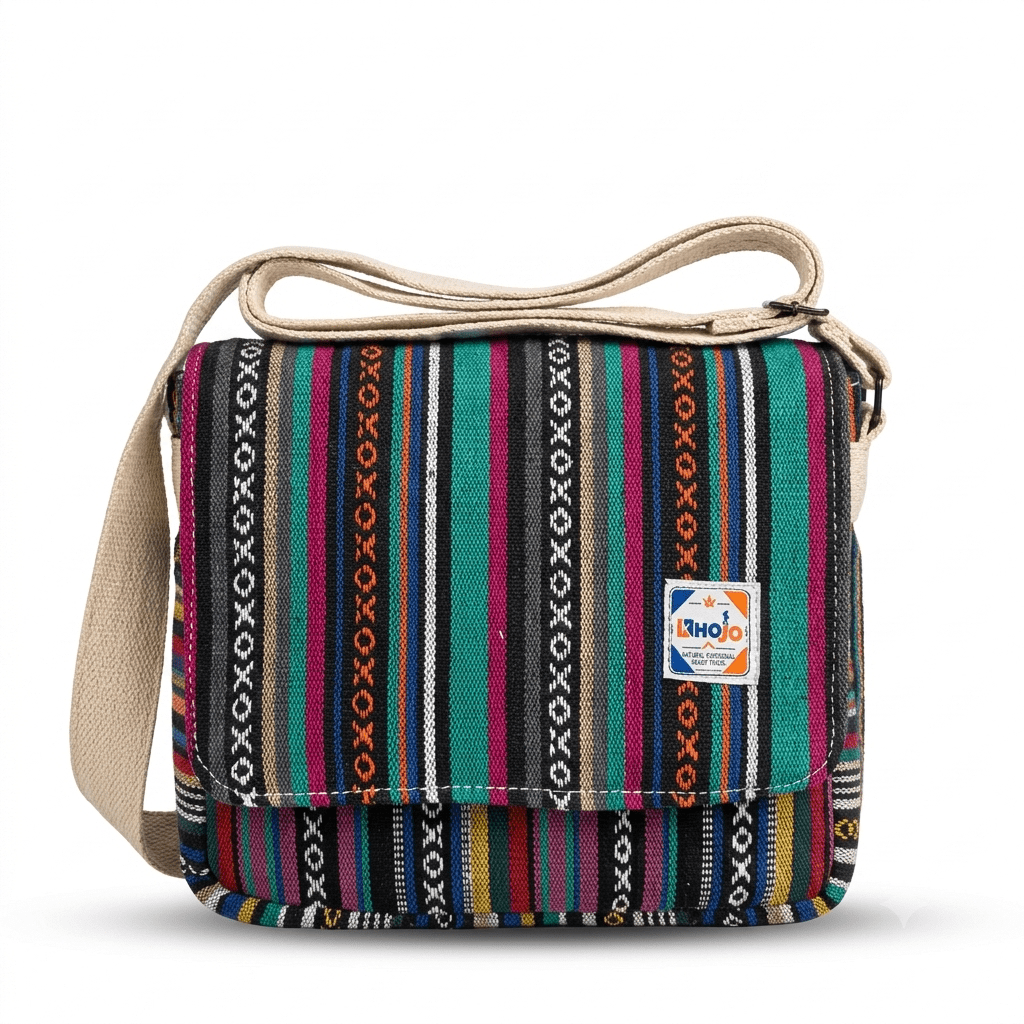 Hemp Voyager Tablet Sling Bag | Khojo - Hemp Bags - Khojo Store