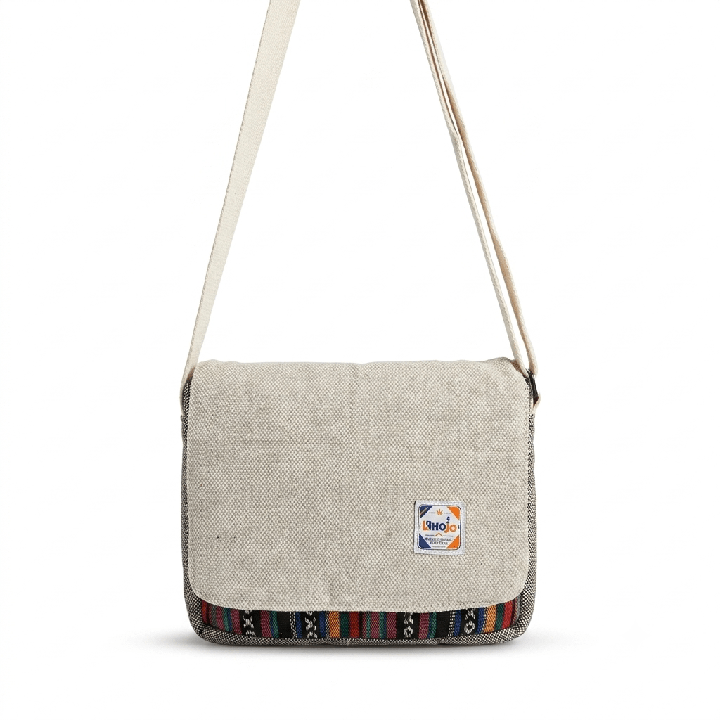 Hemp Voyager Tablet Sling Bag | Khojo - Hemp Bags - Khojo Store