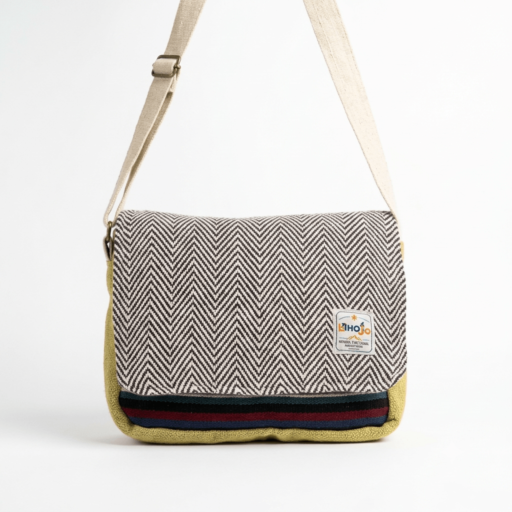 Hemp Voyager Tablet Sling Bag | Khojo - Hemp Bags - Khojo Store