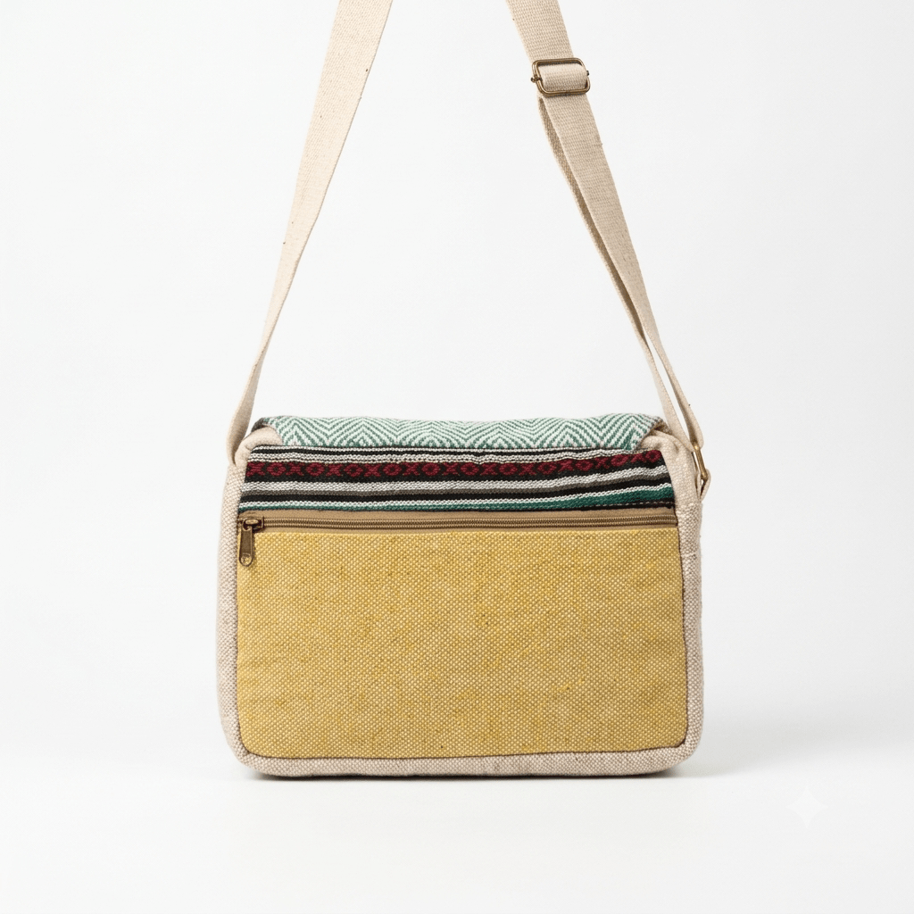 Hemp Voyager Tablet Sling Bag | Khojo - Hemp Bags - Khojo Store