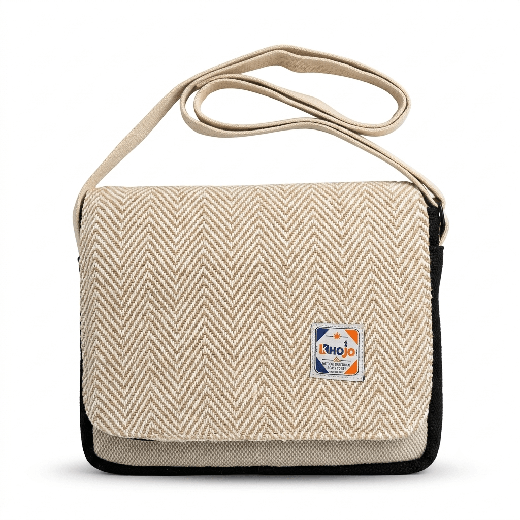 Hemp Voyager Tablet Sling Bag | Khojo - Hemp Bags - Khojo Store