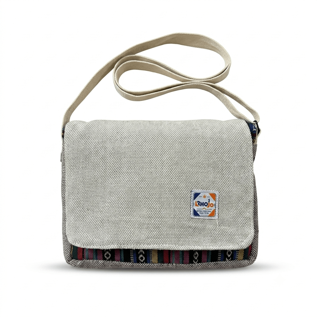Hemp Voyager Tablet Sling Bag | Khojo - Hemp Bags - Khojo Store