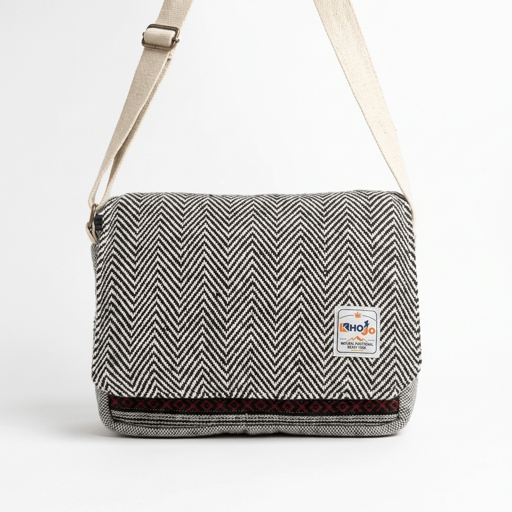 Hemp Voyager Tablet Sling Bag | Khojo - Hemp Bags - Khojo Store