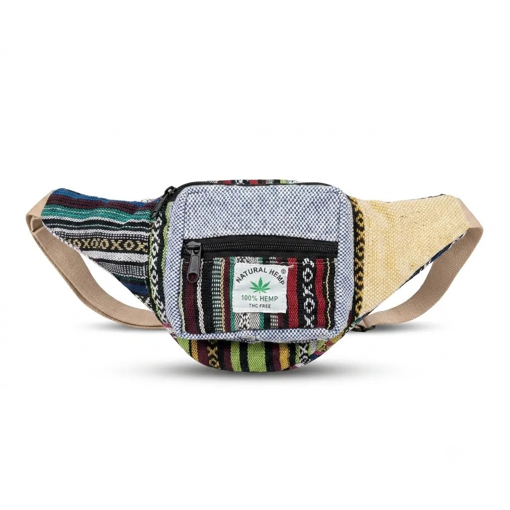 Hemp Waist Bag for Travel & Festivals | Khojo - Hemp Bags - Khojo Store
