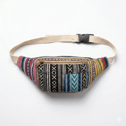 Khojo Hemp Waist Bag side view