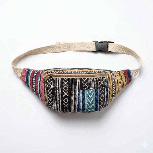Hemp Waist Bag for Travel & Festivals | Khojo - Hemp Bags - Khojo Store