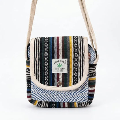 Hemp Yatra Flap Sling Bag for Travel & Everyday Carry | Khojo - Hemp Bags - Khojo Store