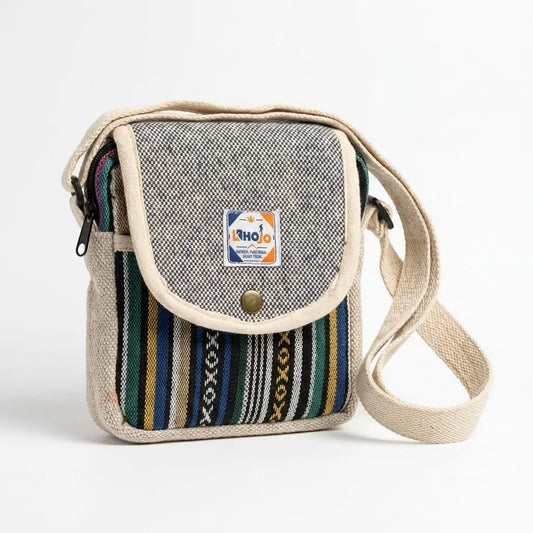 Hemp Yatra Flap Sling Bag for Travel & Everyday Carry | Khojo - Hemp Bags - Khojo Store