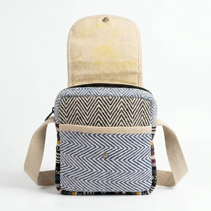 Hemp Yatra Flap Sling Bag for Travel & Everyday Carry | Khojo - Hemp Bags - Khojo Store