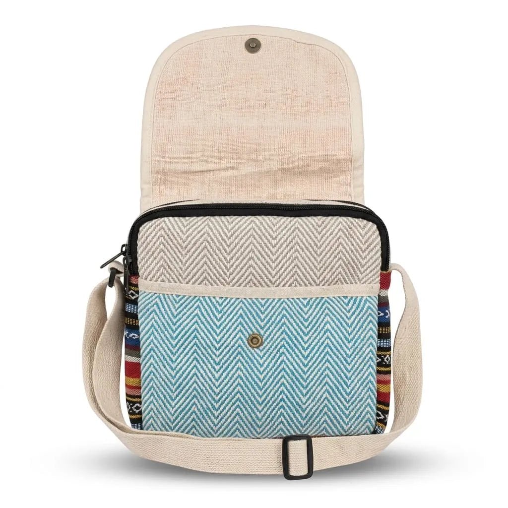 Hemp Yatra Flap Sling Bag for Travel & Everyday Carry | Khojo - Hemp Bags - Khojo Store