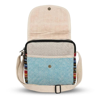 Hemp Yatra Flap Sling Bag for Travel & Everyday Carry | Khojo - Hemp Bags - Khojo Store