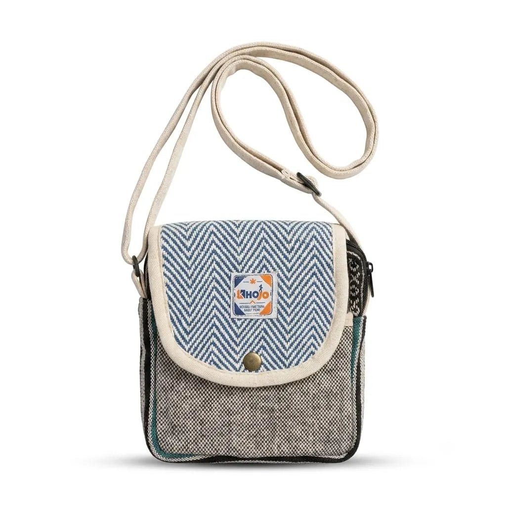 Hemp Yatra Flap Sling Bag for Travel & Everyday Carry | Khojo - Hemp Bags - Khojo Store