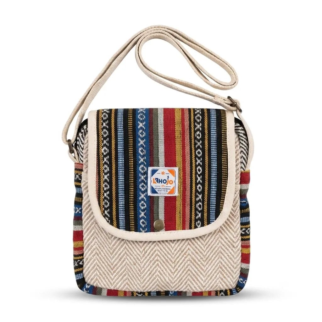 Hemp Yatra Flap Sling Bag for Travel & Everyday Carry | Khojo - Hemp Bags - Khojo Store