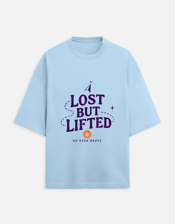 Lost But Lifted Oversized Tee | Khojo - Travel Apparel - Khojo Store