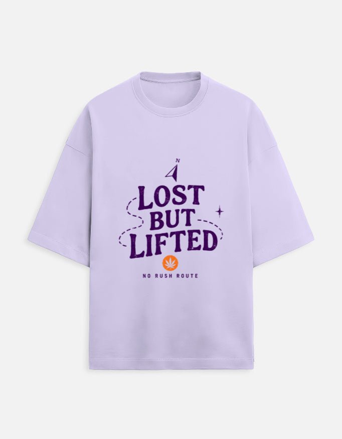 Lost But Lifted Oversized Tee | Khojo - Travel Apparel - Khojo Store