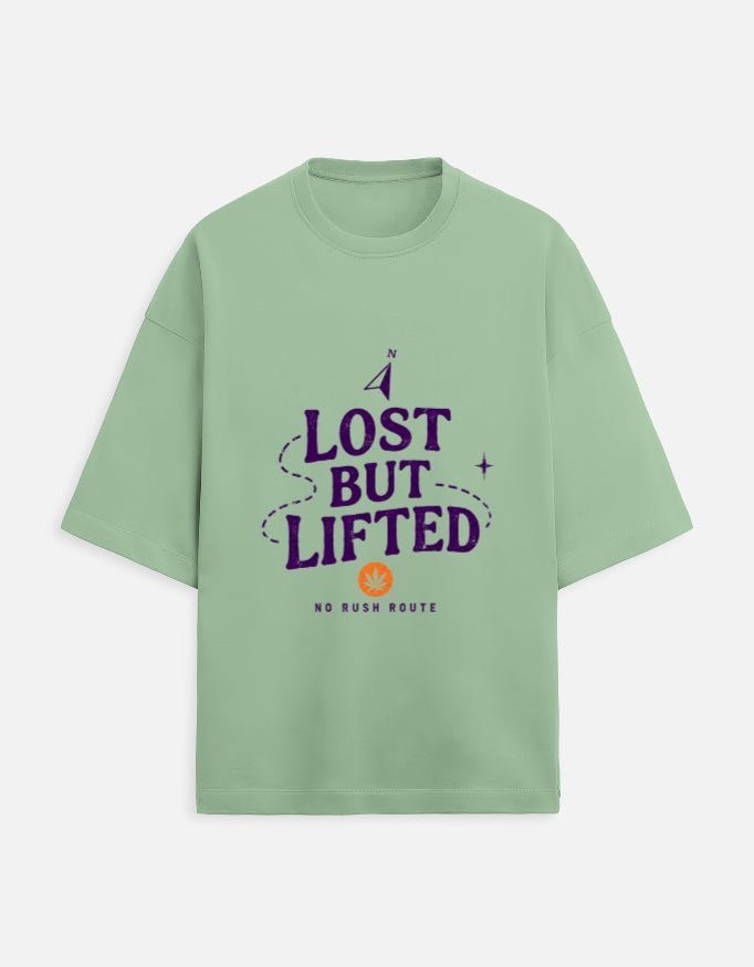 Lost But Lifted Oversized Tee | Khojo - Travel Apparel - Khojo Store