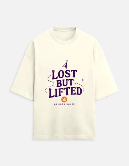 Lost But Lifted Oversized Tee | Khojo - Travel Apparel - Khojo Store