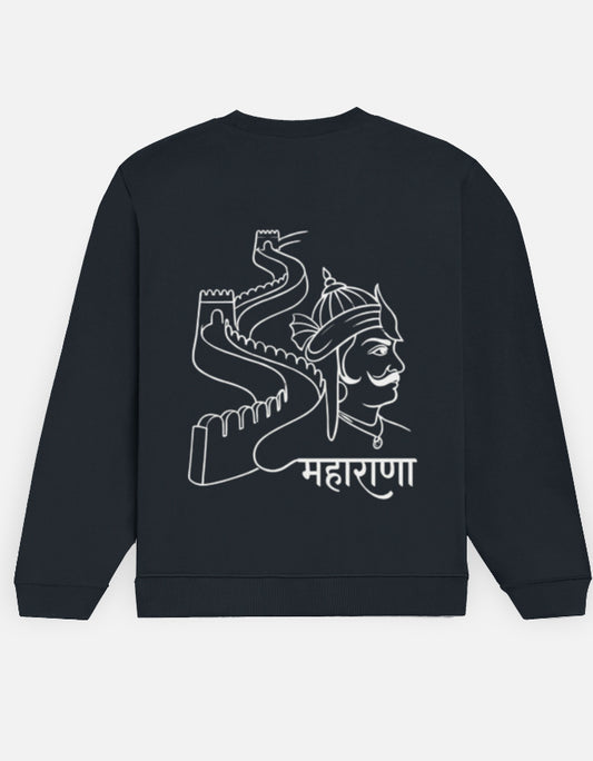 Maharana Pratap heritage travel sweatshirt in India by Khojo