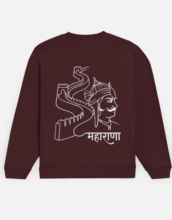 Maharana Pratap Heritage Travel Sweatshirt | Khojo - Travel Apparel - Khojo Store