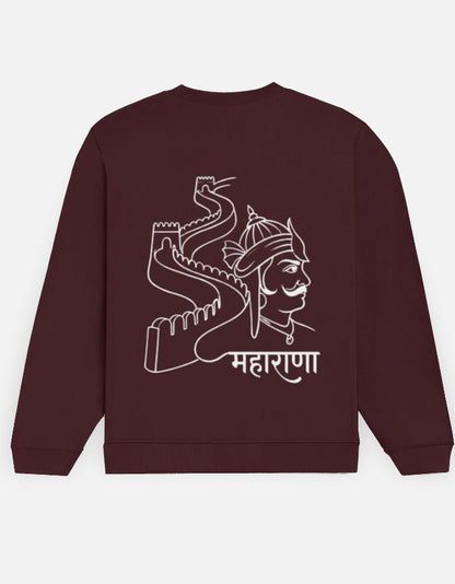 Maharana Pratap Heritage Travel Sweatshirt | Khojo - Travel Apparel - Khojo Store