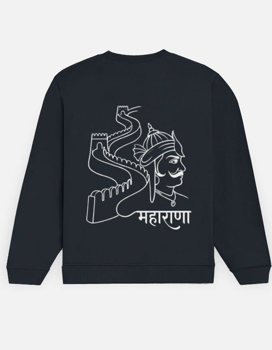 Maharana Pratap Heritage Travel Sweatshirt | Khojo - Travel Apparel - Khojo Store