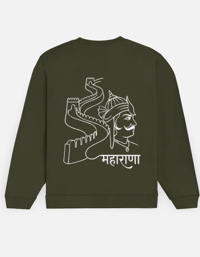 Maharana Pratap Heritage Travel Sweatshirt | Khojo - Travel Apparel - Khojo Store