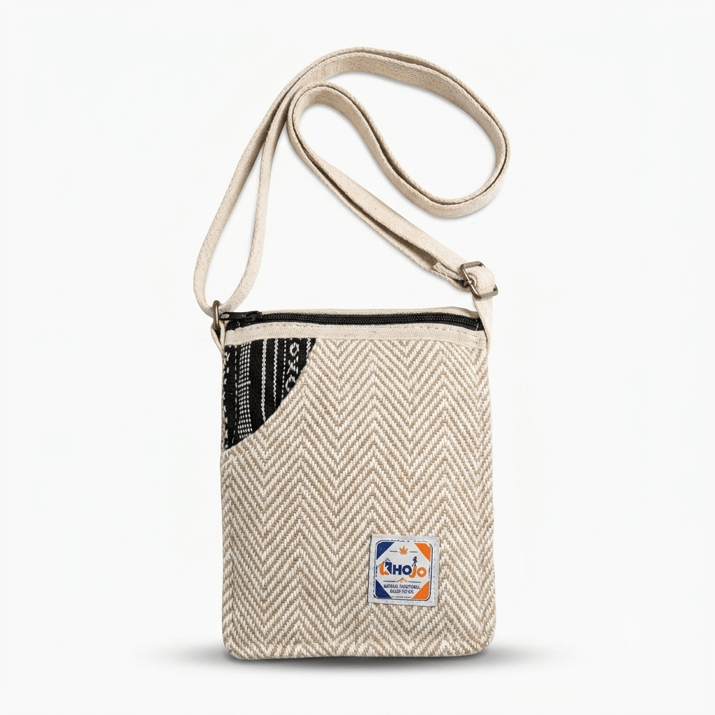 Mini Trail Hemp Sling Bag | Khojo - Hemp Bags - Khojo Store