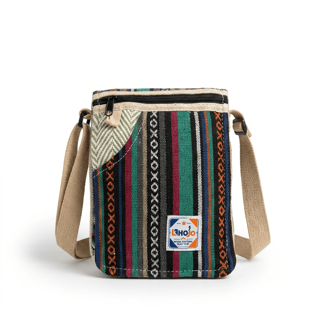 Mini Trail Hemp Sling Bag | Khojo - Hemp Bags - Khojo Store