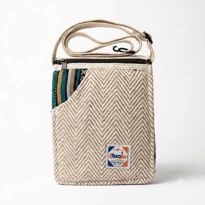 Mini Trail Hemp Sling Bag | Khojo - Hemp Bags - Khojo Store