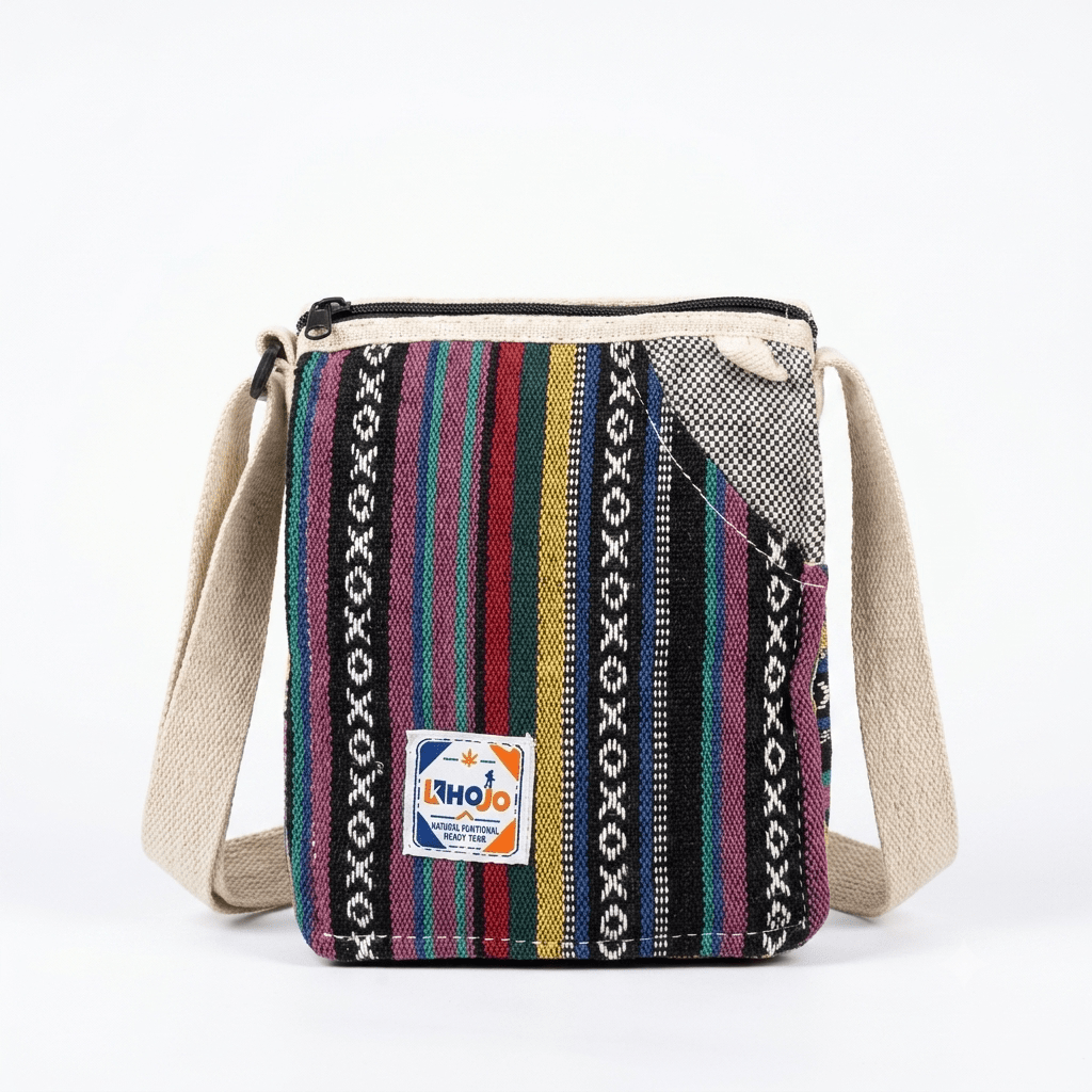 Mini Trail Hemp Sling Bag | Khojo - Hemp Bags - Khojo Store