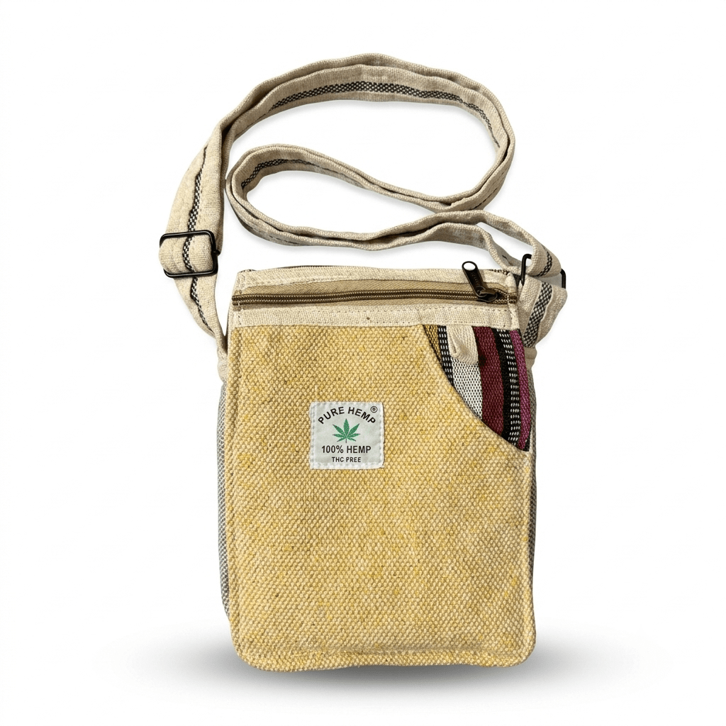 Mini Trail Hemp Sling Bag | Khojo - Hemp Bags - Khojo Store