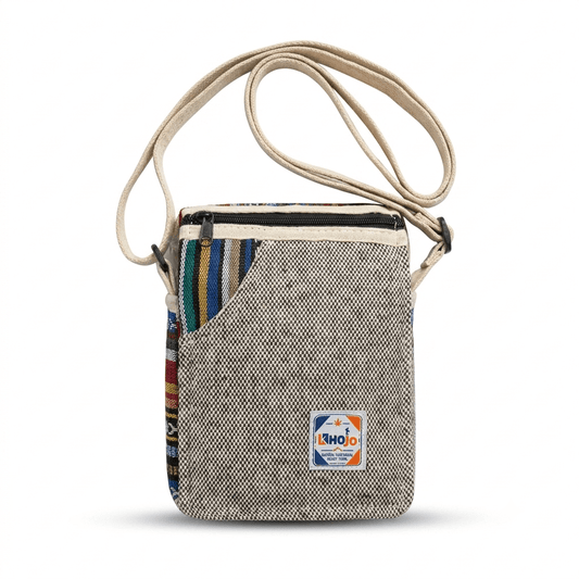Mini Trail Hemp Sling Bag | Khojo - Hemp Bags - Khojo Store