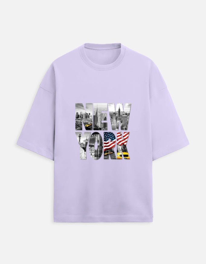Oversized Tee | NewYork - Travel Apparel - Khojo Store