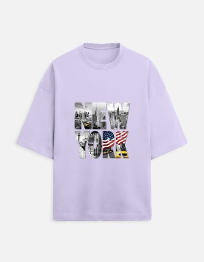 Oversized Tee | NewYork - Travel Apparel - Khojo Store