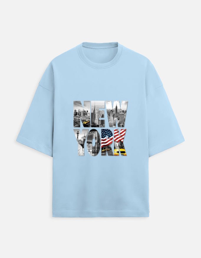 Oversized Tee | NewYork - Travel Apparel - Khojo Store