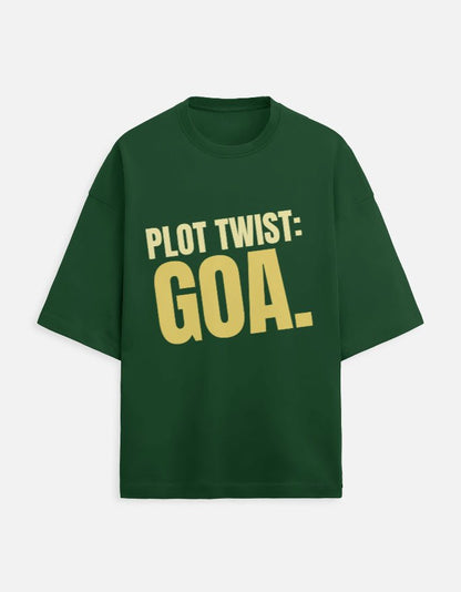 Oversized Tee | Plot Twist Goa - Travel Apparel - Khojo Store