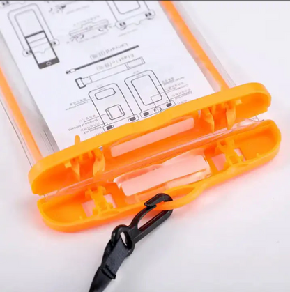 Khojo Mobile Pouch Rain Protection – Back View | waterproof phone pouch for travel India