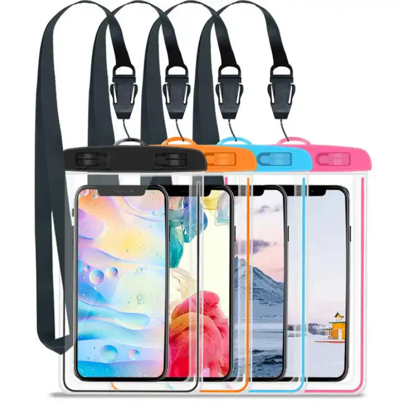 Khojo Mobile Pouch Rain Protection – Detail Close-Up | waterproof phone pouch India