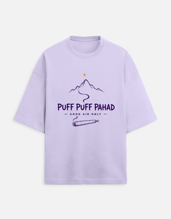 Puff Puff Pahad Oversized Tee | Khojo - Travel Apparel - Khojo Store