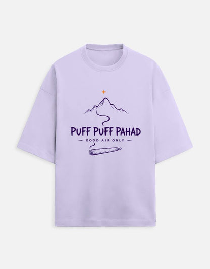 Puff Puff Pahad Oversized Tee | Khojo - Travel Apparel - Khojo Store
