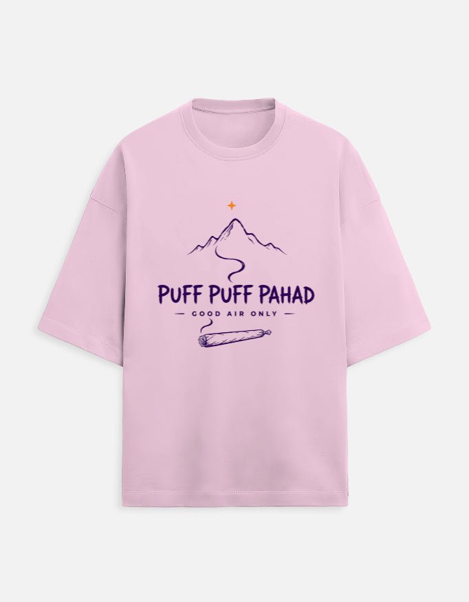 Puff Puff Pahad Oversized Tee | Khojo - Travel Apparel - Khojo Store