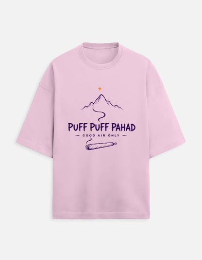 Puff Puff Pahad Oversized Tee | Khojo - Travel Apparel - Khojo Store