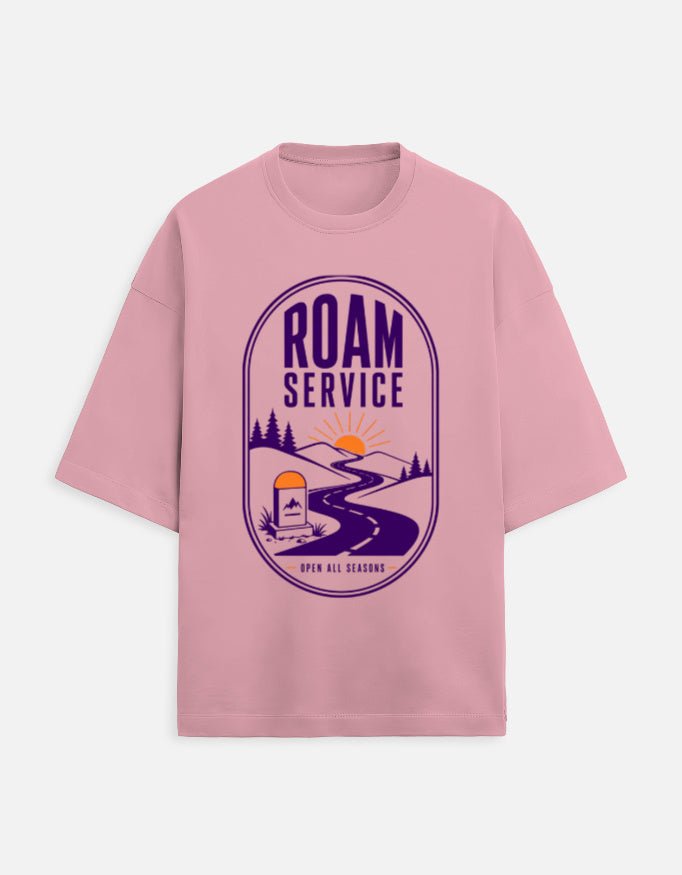 Roam Service Oversized Travel Tee | Khojo - Travel T-Shirts - Khojo Store