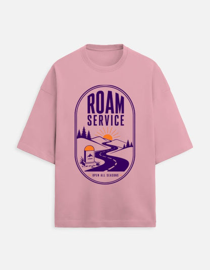 Roam Service Oversized Travel Tee | Khojo - Travel T-Shirts - Khojo Store