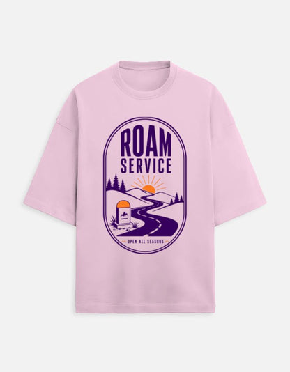 Roam Service Oversized Travel Tee | Khojo - Travel T-Shirts - Khojo Store