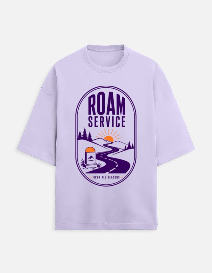Roam Service Oversized Travel Tee | Khojo - Travel T-Shirts - Khojo Store