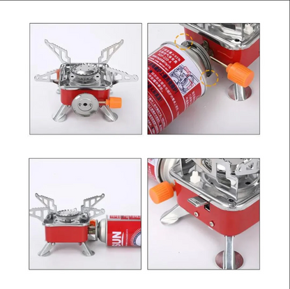 PORTABLE GAS STOVE WITH BUTANE CYLINDER