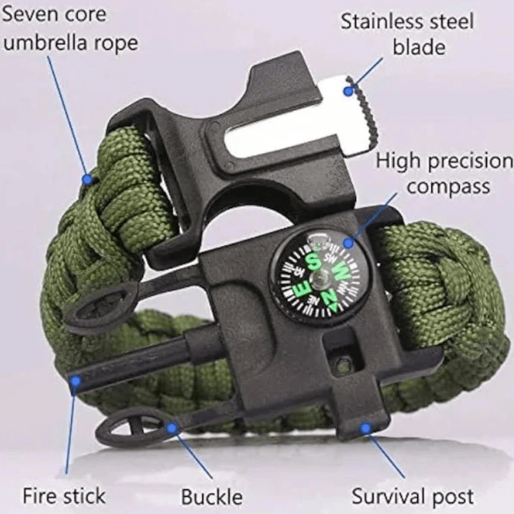 Survival Paracord Bracelet for Adventure | Khojo - Adventure Gear - Khojo Store
