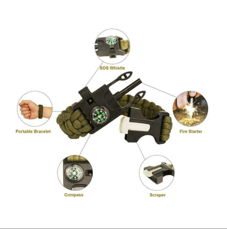 Survival Paracord Bracelet for Adventure | Khojo - Adventure Gear - Khojo Store