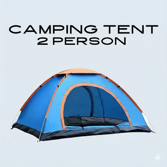 DOME TENT 2 PERSON SINGLE LAYER (WATER RESISTANT)